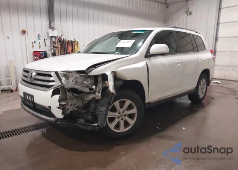 2012 Toyota Highlander Base V6 from USA, damaged, VIN 5TDBK3EH6CS137948